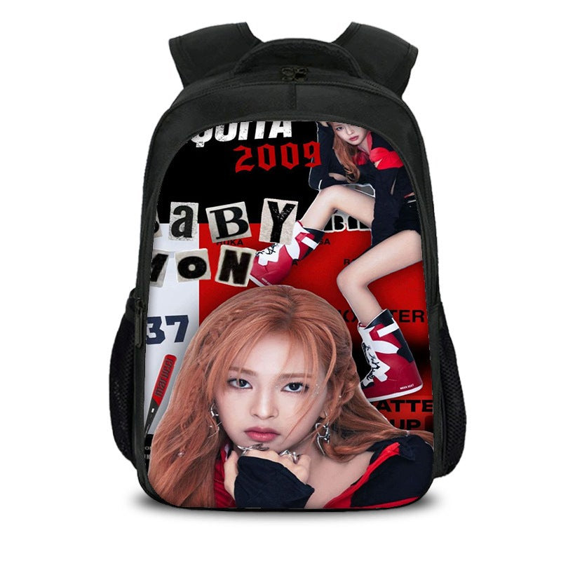 BABYMONSTER SCHOOL BACKPACK YOUTH SATCHEL ROOMY FOR GIRLS