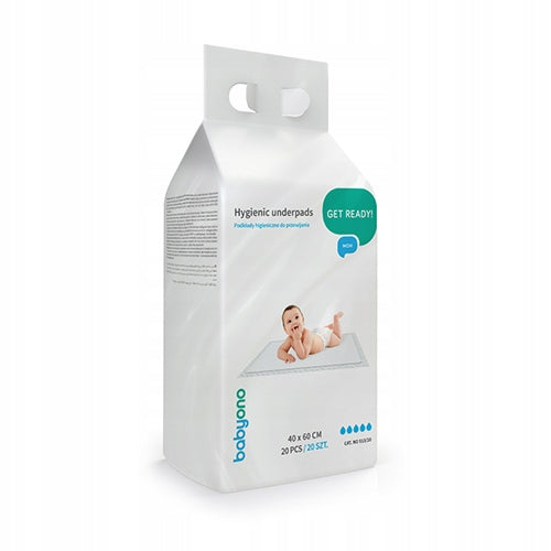 BABYONO CHANGING PADS 40x60 20pcs 513/20 Manufacturer code 513/20