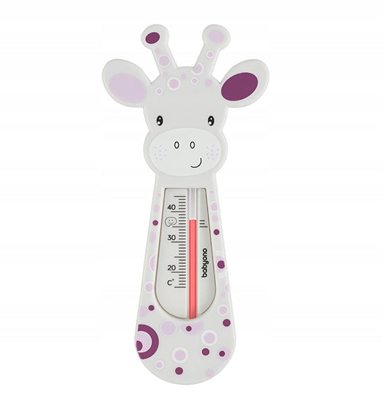 BABYONO GIRAFFE BATH THERMOMETER GREY