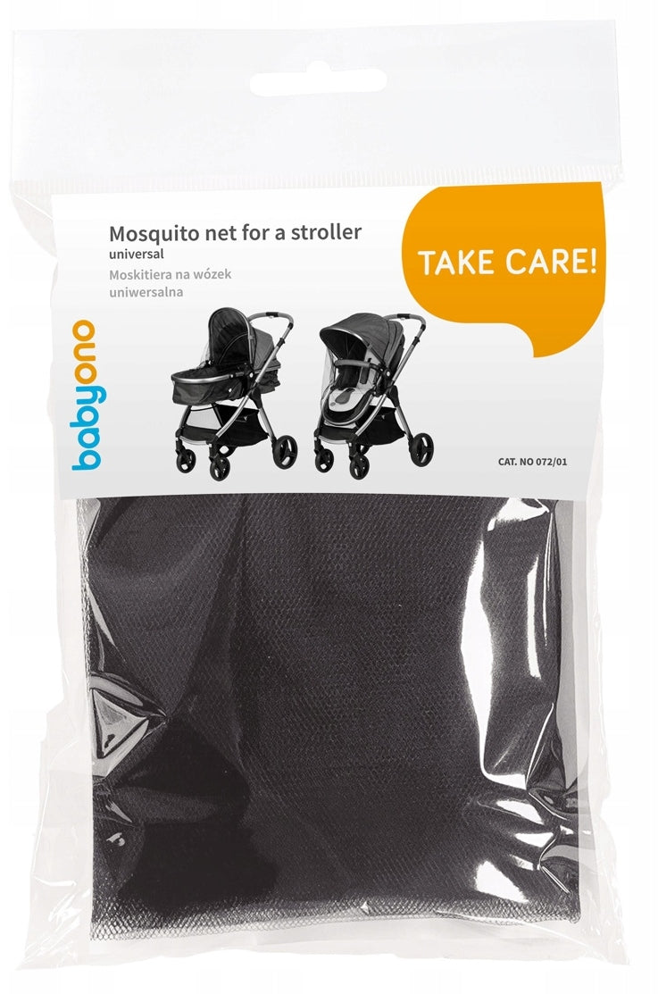 BABYONO MOSQUITO NET FOR TROLLEY BLACK 072/01