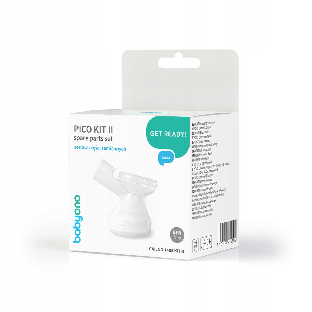 BABYONO PICO KIT II SET OF SPARE PARTS FOR BREAST PUMP BODY 1485