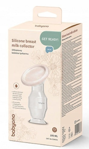 BABYONO SILICONE COLLECTOR CONTAINER MILK TANK FOOD 1399/01 Medical device no