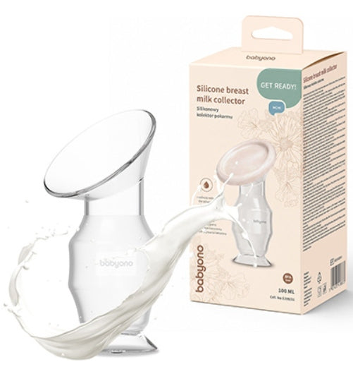 BABYONO SILICONE COLLECTOR CONTAINER MILK TANK FOOD 1399/01