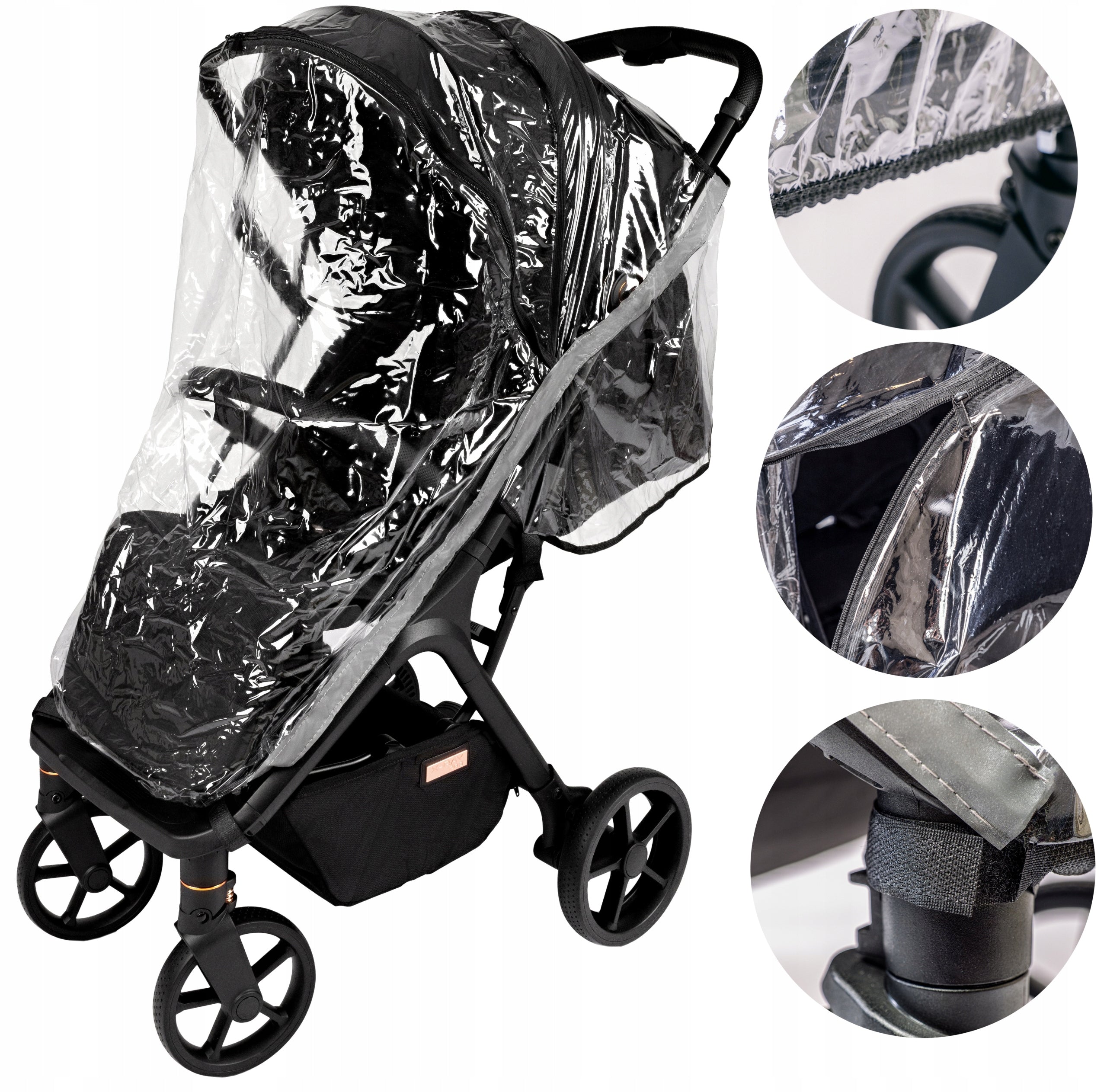 BABYSI FOIL DEDICATED TO THE FUTURE DESIGN STROLLER WITH REFLECTORS