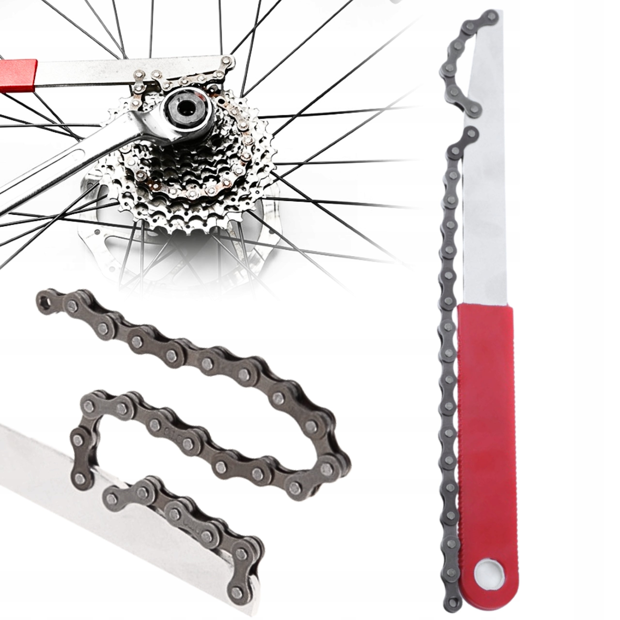BACIK WRENCH WITH CHAIN FOR UNSCREWING N6 STEEL CASSETTES SOLID