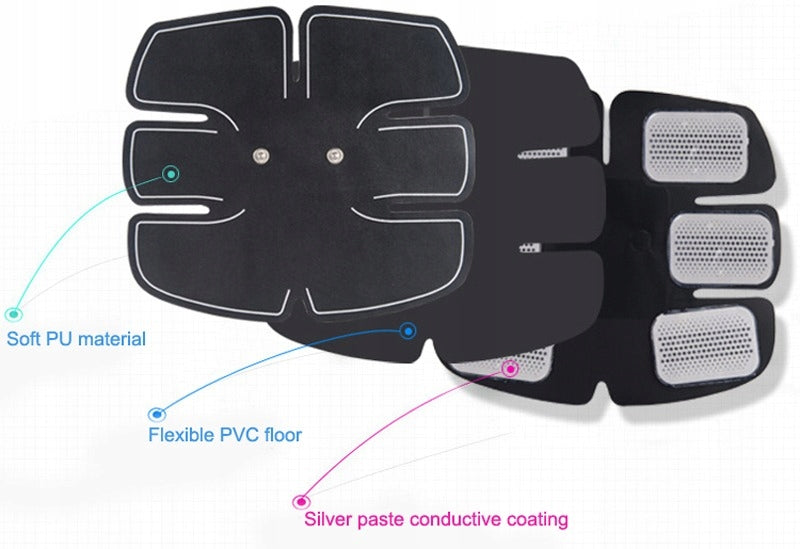 BACK ABDOMINAL MUSCLE ELECTROSTIMULATOR BICEPS MASSAGE ELECTRO STIMULATOR 3IN1 Model Prosta