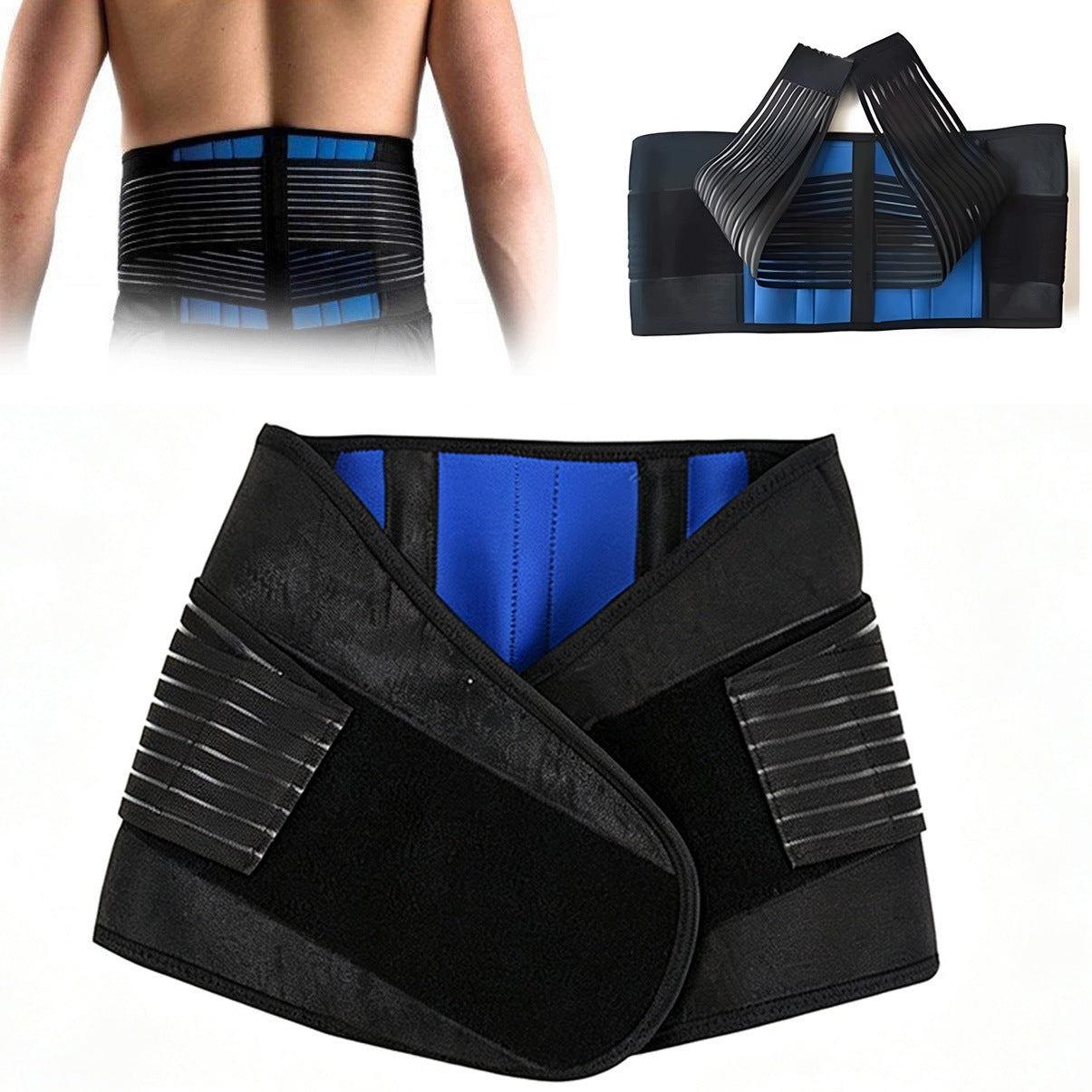 BACK EXERCISE BELT – SUPPORTING WAIST SLIMMING SPORTS