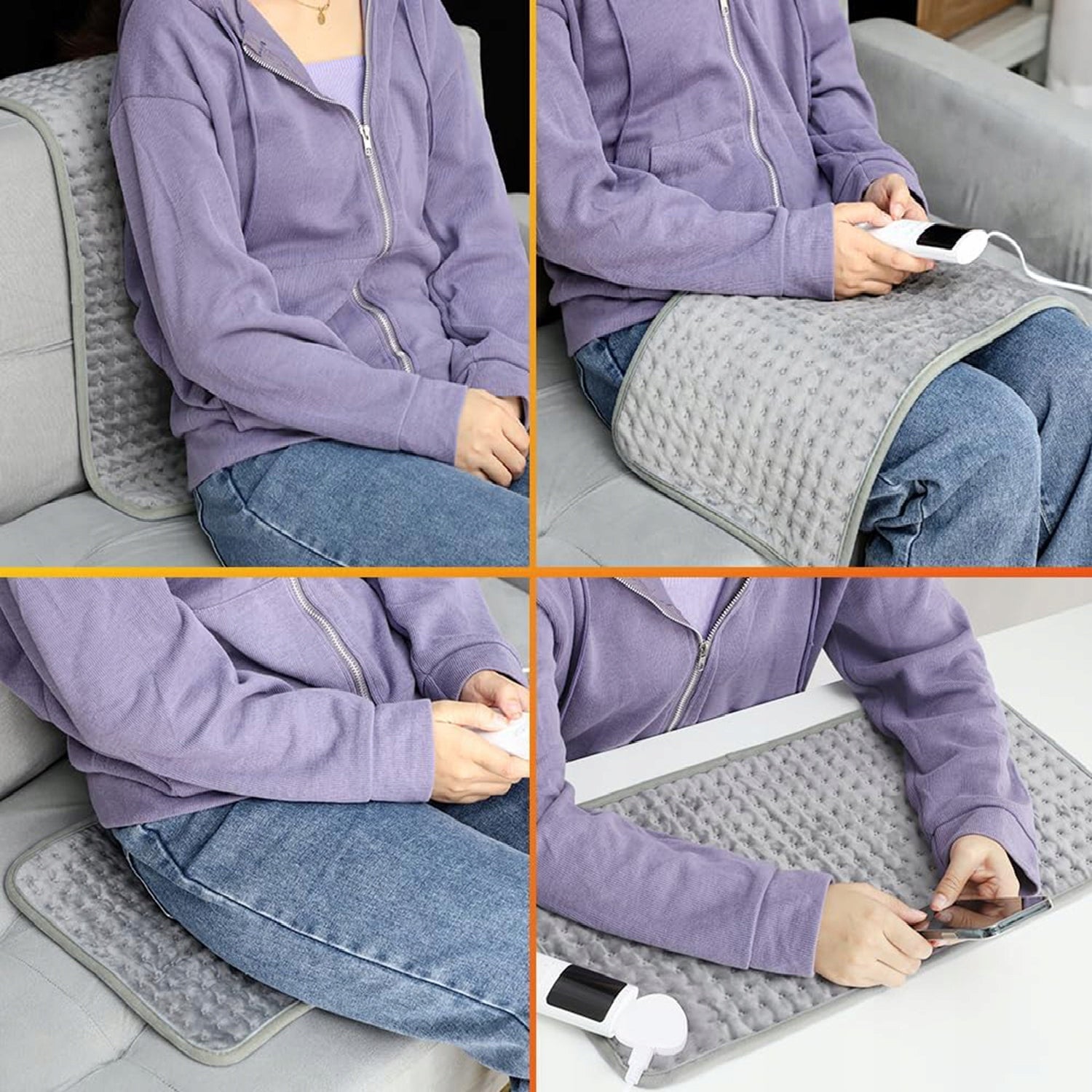 BACK HEATER 9 TEMPERATURES, 4 TIMER SETTINGS, HEATING PAD Manufacturer code Poduszka Grzewcza
