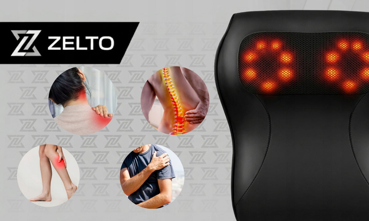 BACK MASSAGER NECK FEET HEATED MASSAGE PILLOW SHIATSU POWER Manufacturer code Masażer Pleców Karku Szyi Nóg Poduszka Zelto
