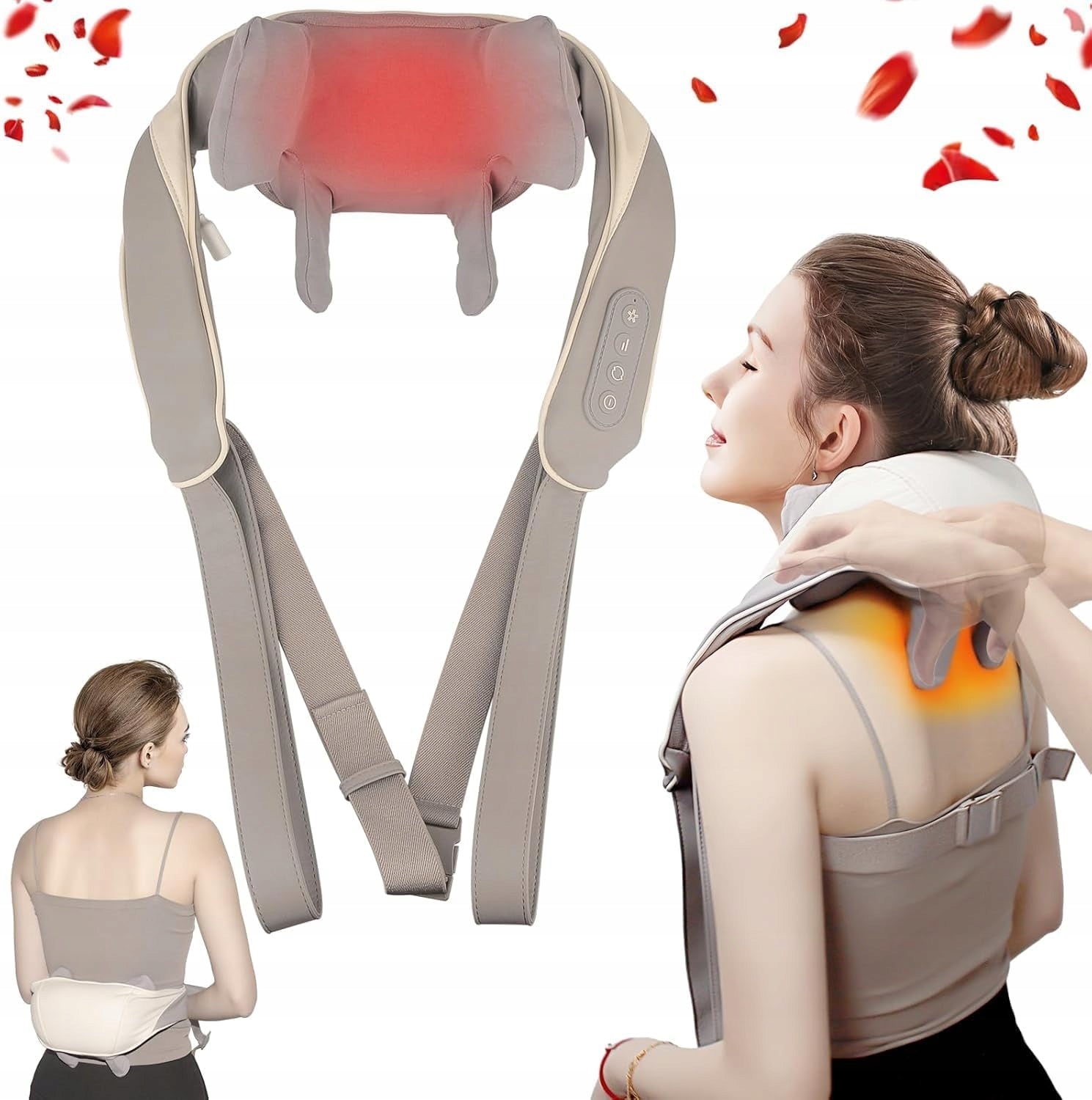 BACK NECK MASSAGER BODY FEET WIRELESS HEATED SHIATSU
