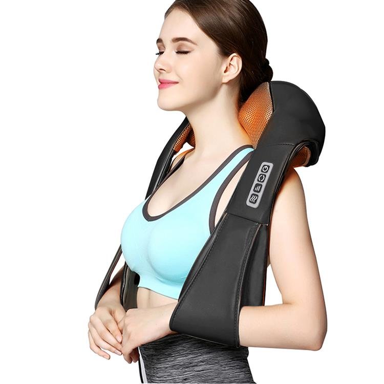BACK NECK MASSAGER HEATED MASSAGE BELT SHIATSU PRO + Brand no brand