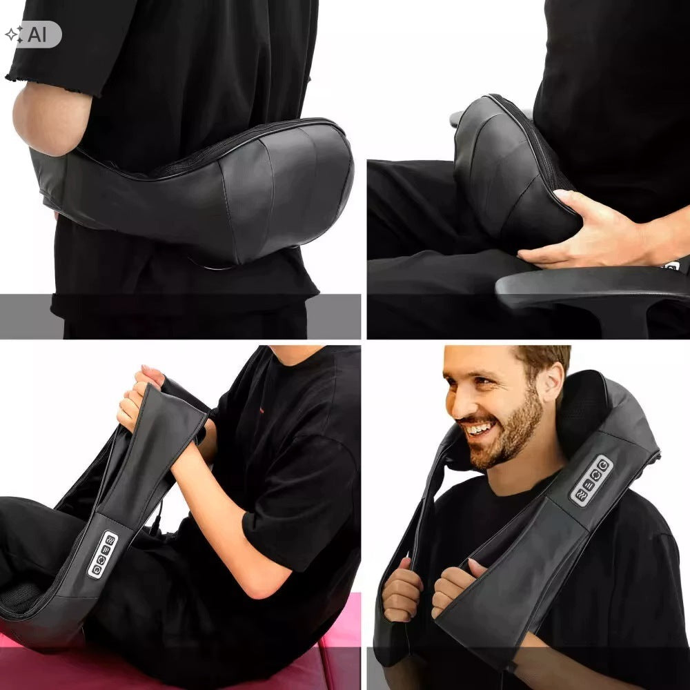 BACK NECK MASSAGER HEATED MASSAGE BELT SHIATSU PRO + Manufacturer code Masażer shiatsu pas grzanie