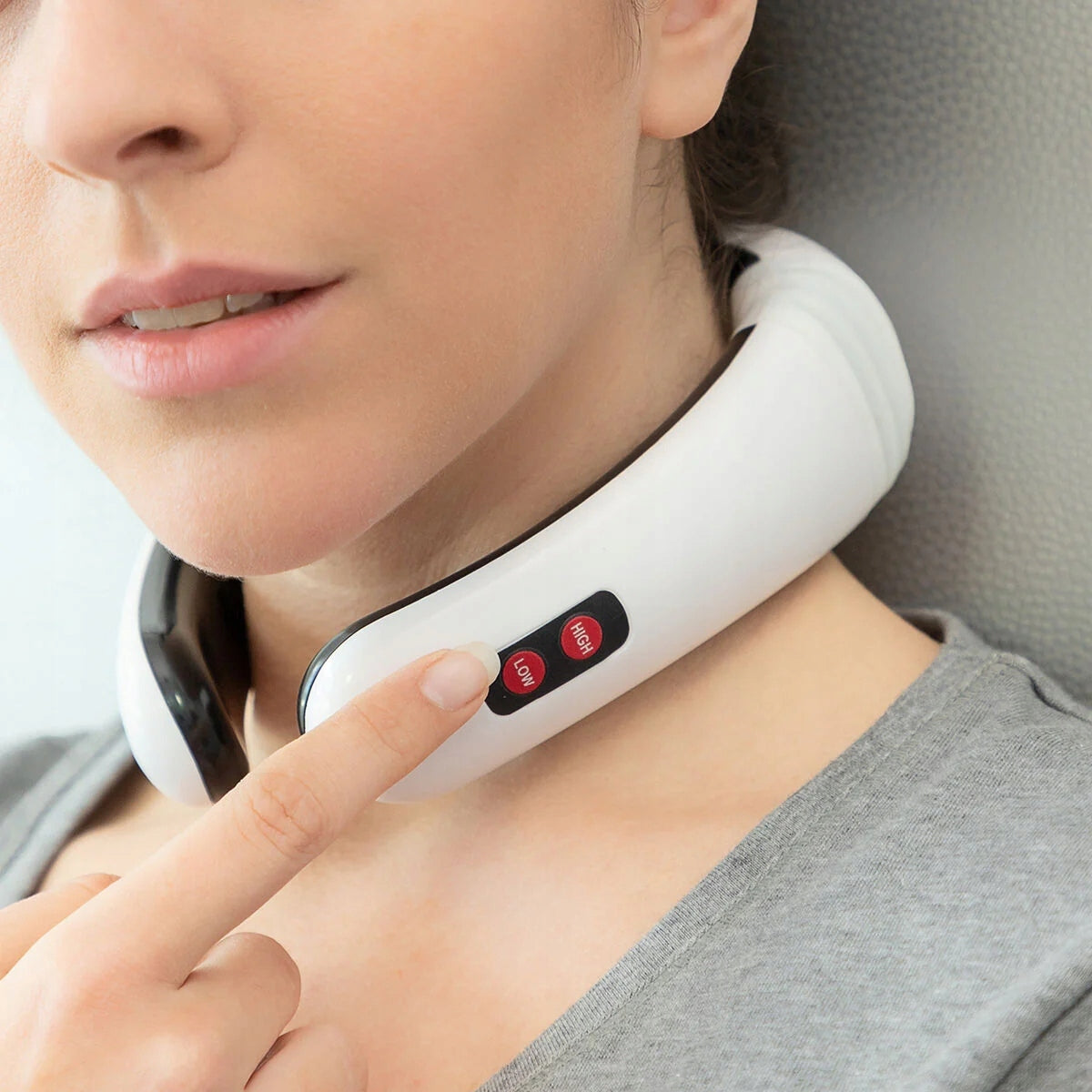 BACK NECK MASSAGER PULSED ELECTROSTIMULATOR TENS EMS 2in1 Brand no brand