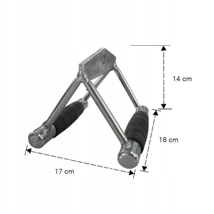BACK PULL HOLDER Double D-handle DOUBLE NARROW RUBBERIZED COATING EAN (GTIN) 5904121541297