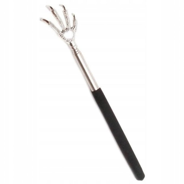 BACK SCRATCHER FOLDING 59 CM FOLDING TELESCOPIC SCRATCHER Color silver