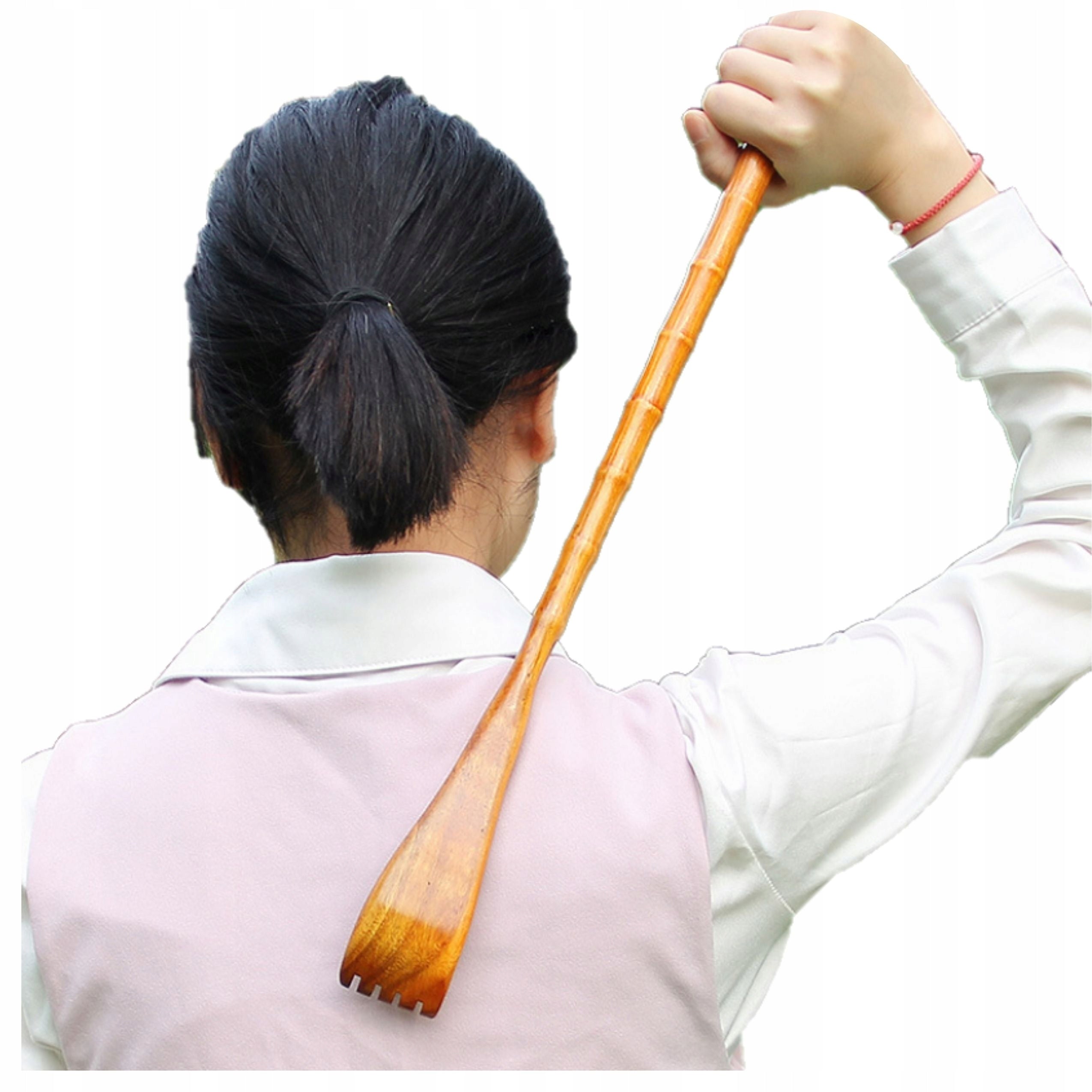 BACK SCRATCHER WOODEN BODY MASSAGER NATURAL Manufacturer code Drapaczka do pleców masażer bambusowy