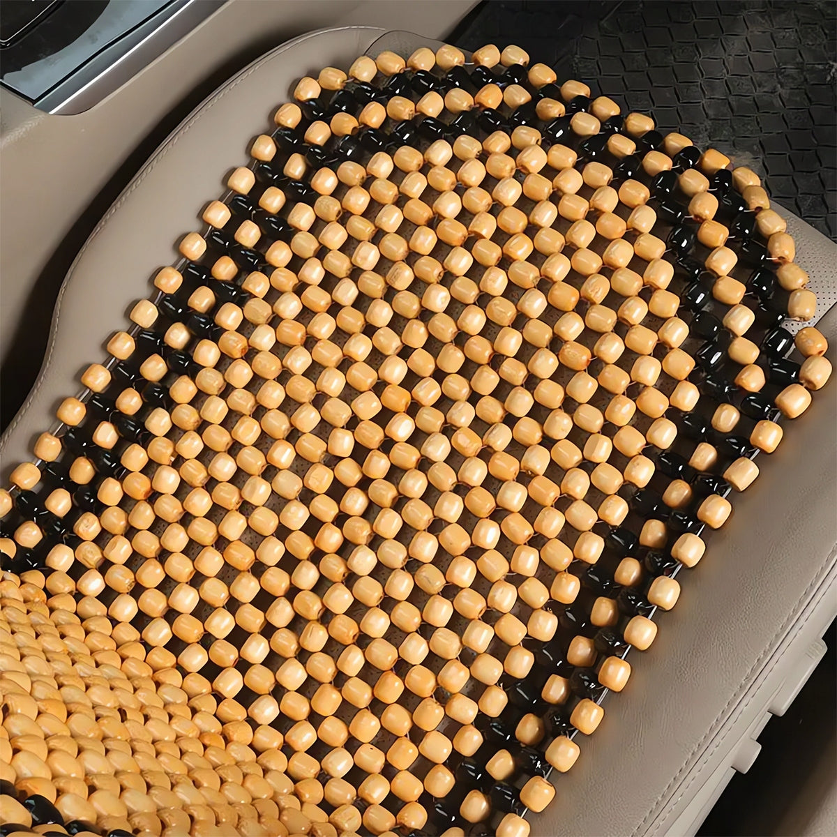 BACK SEAT MAT WOODEN BEADS Manufacturer Pronett