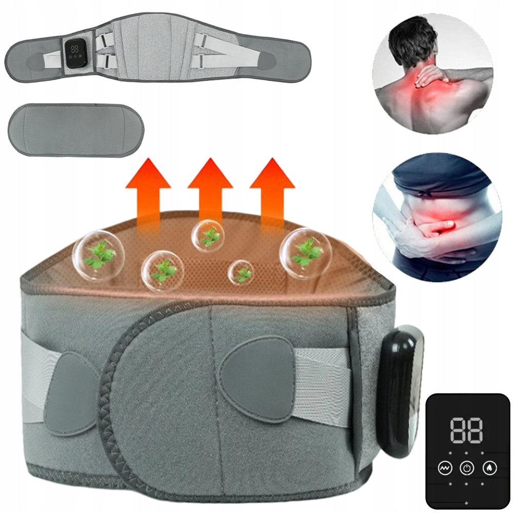 BACK STRAP WITH VIBRATION AND HEATING FUNCTION BACK STABILIZER