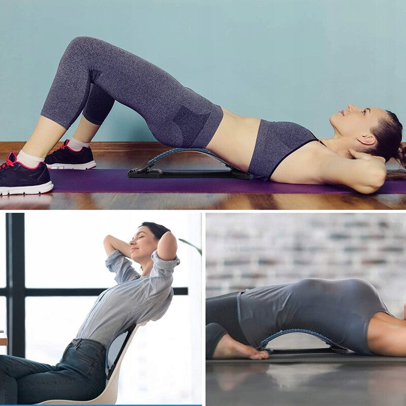 BACK STRETCHING DEVICE MASSAGER WITH MAGNETS BACK STRETCHER BOX Manufacturer code G304