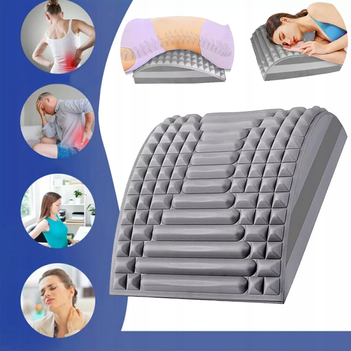 BACK STRETCHING DEVICE MASSAGER