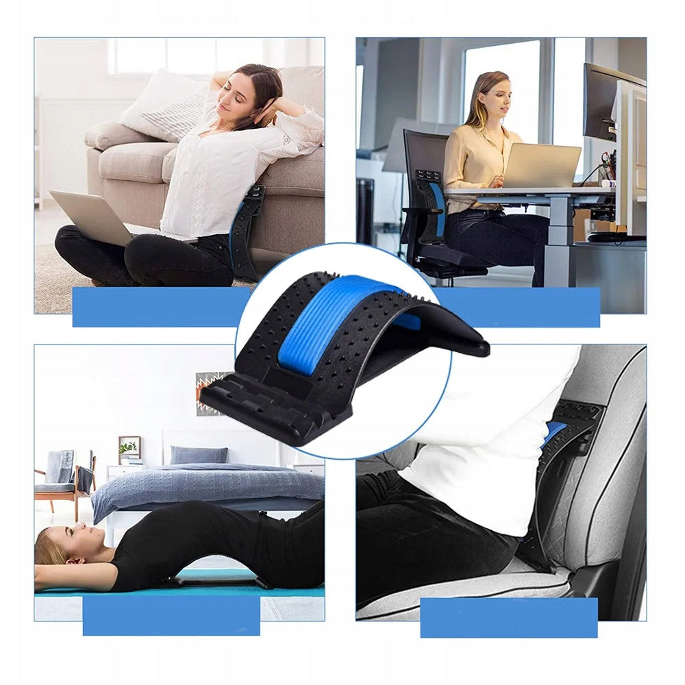 BACK STRETCHING DEVICE SPINE MASSAGER WITH SPIKES FOR PAIN RWA Brand Vitolog