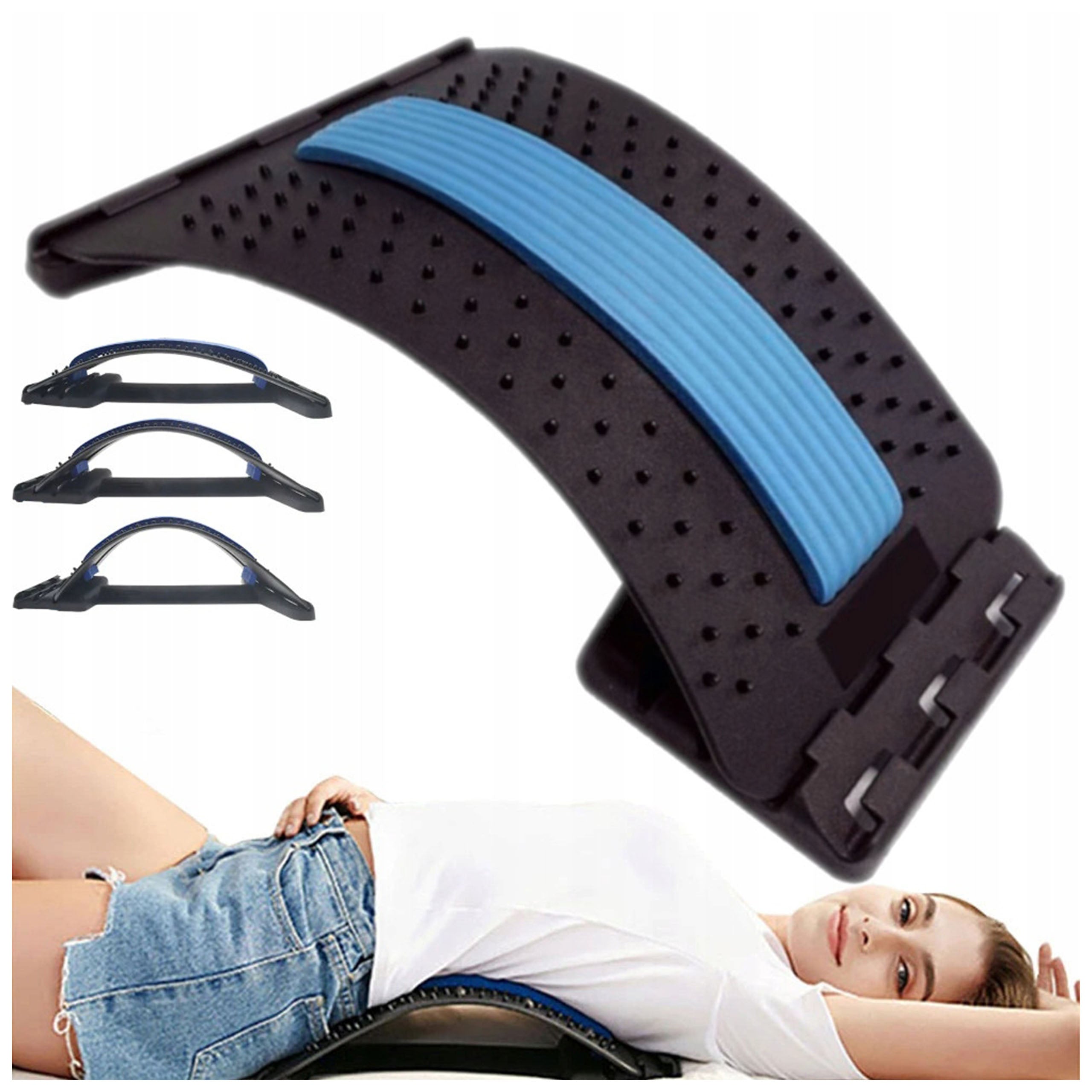BACK STRETCHING DEVICE SPINE MASSAGER WITH SPIKES FOR PAIN RWA