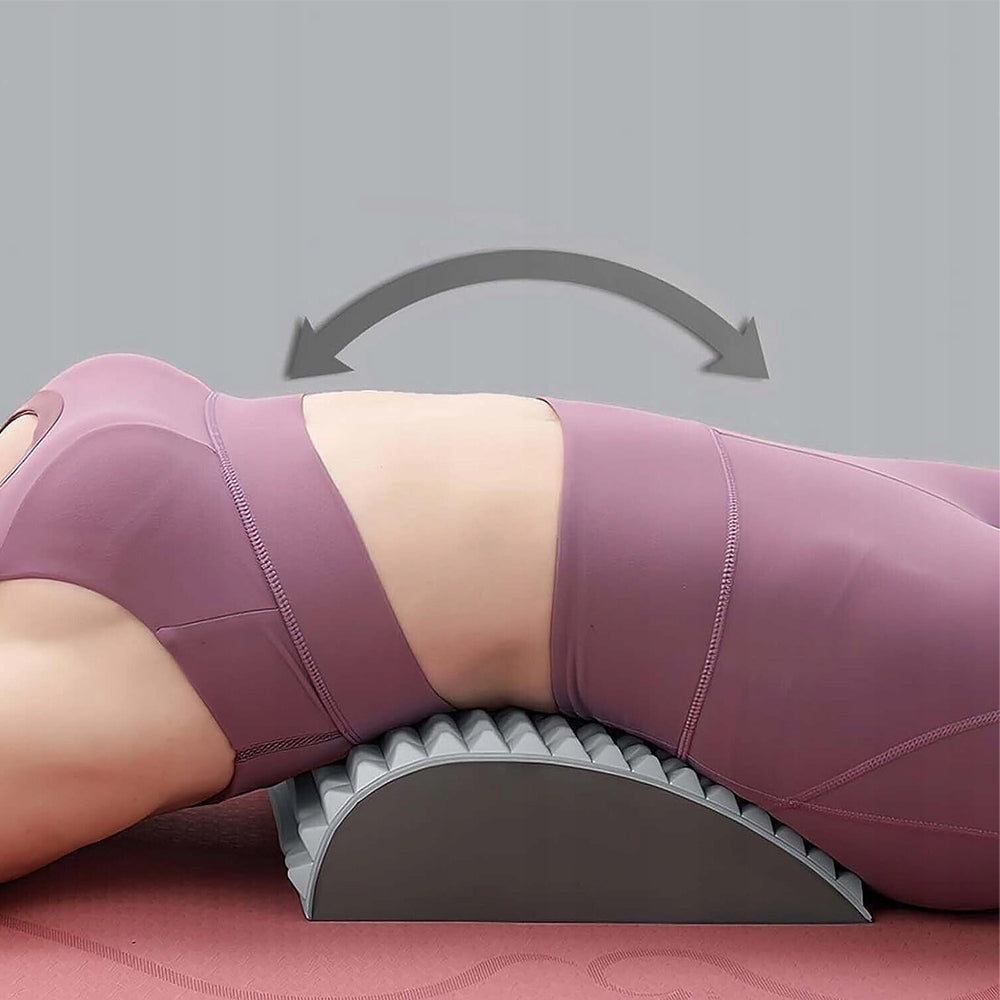 BACK STRETCHING DEVICE STRONG SPINE MASSAGER HELPFUL BACK PAIN Batteries included yes