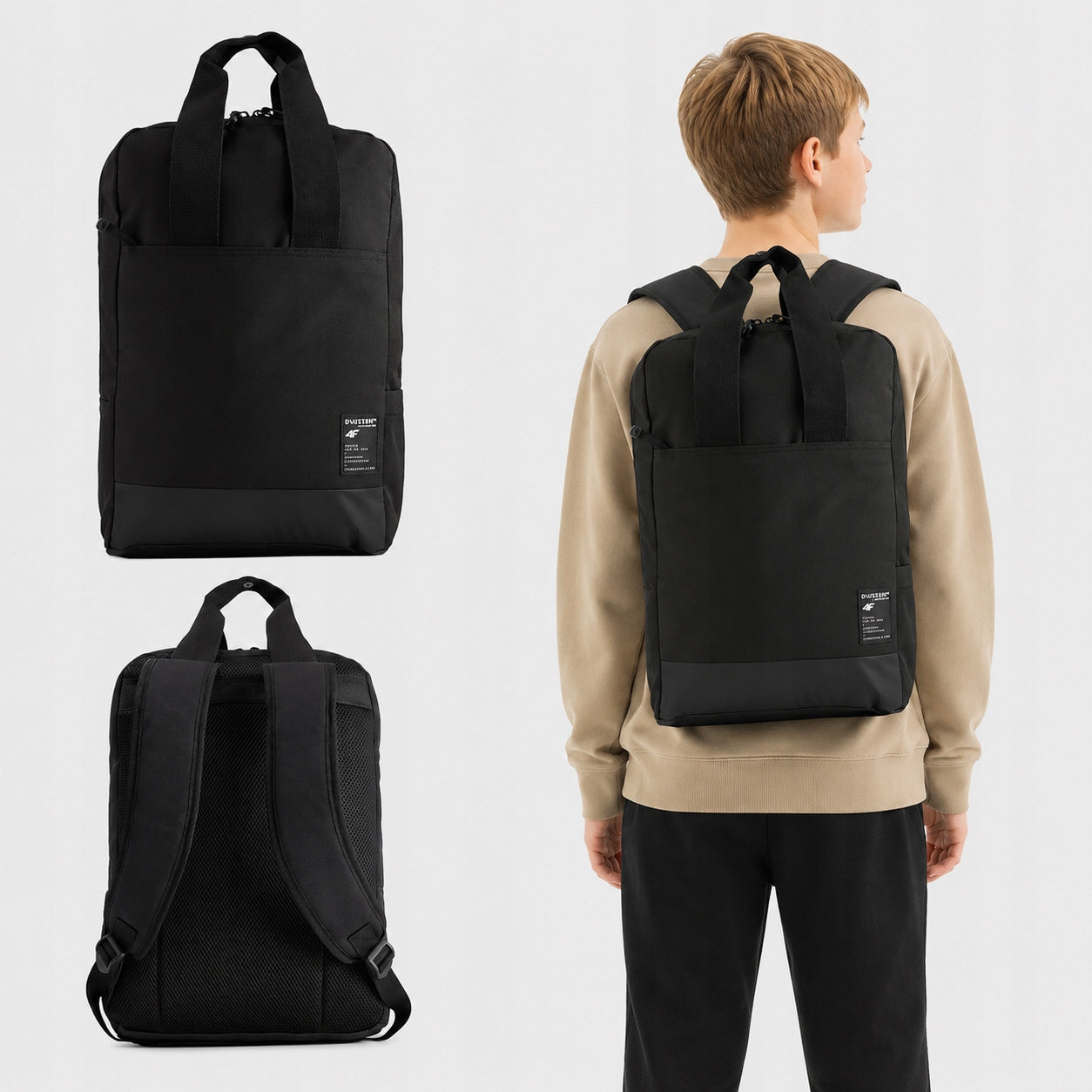 BACKPACK 4F FOR SCHOOL LAPTOP FITS A4 42,5x31CM U610 SS26