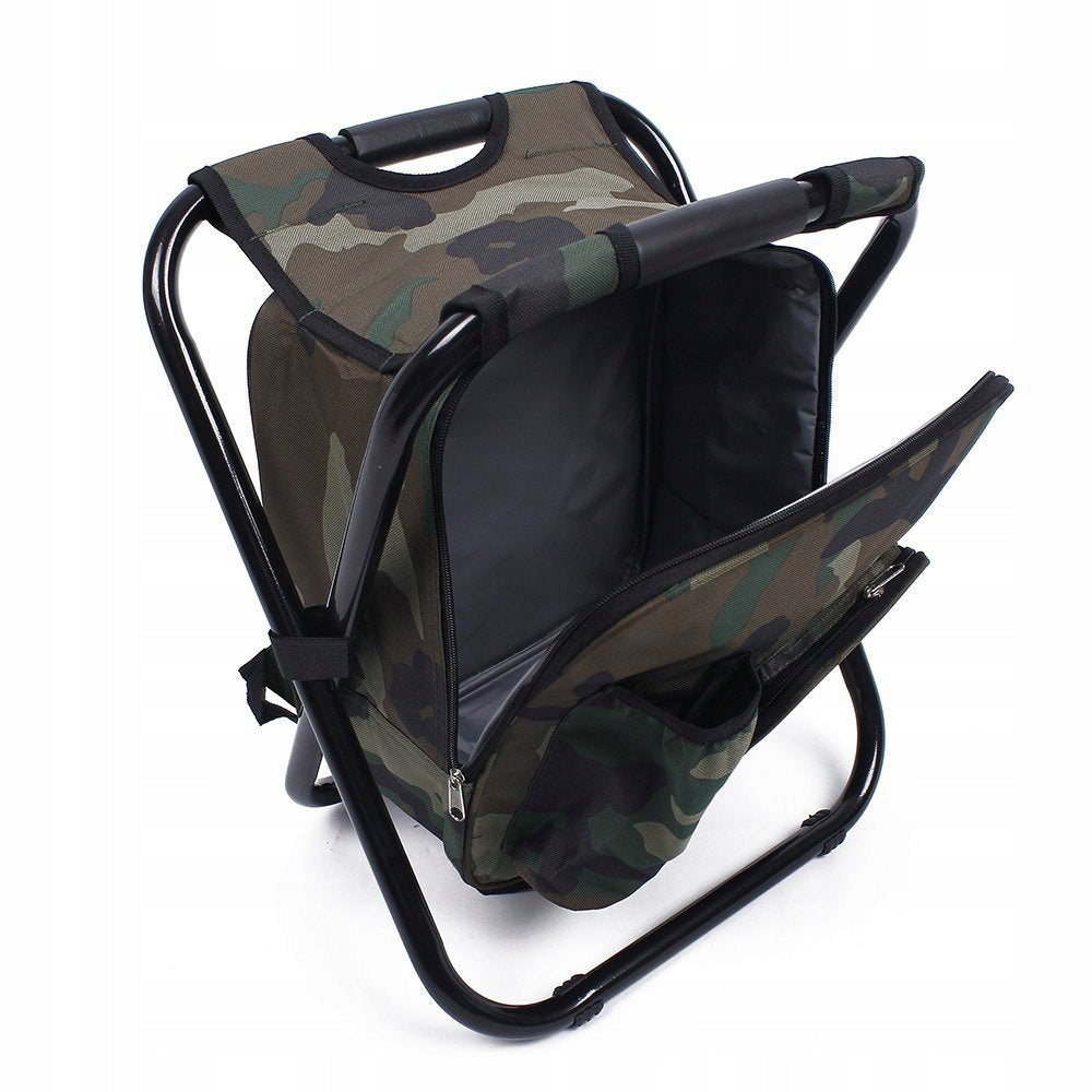 BACKPACK AND CHAIR 2IN1 FISHING HIGH CHAIR FOLDING SOLID STRONG COMPACT Brand Koanni