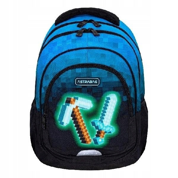 BACKPACK ASTRABAG BLUE PIXEL AB300 ASTRA
