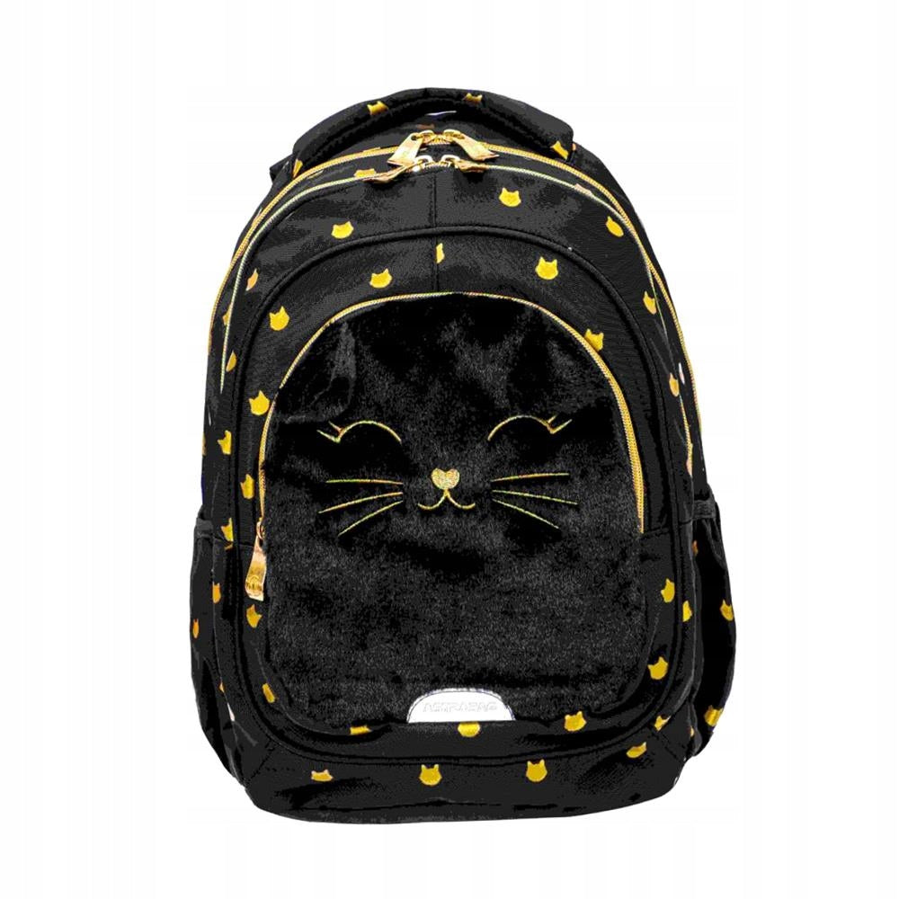 BACKPACK ASTRABAG FLUFFY KITTY BLACK AB330