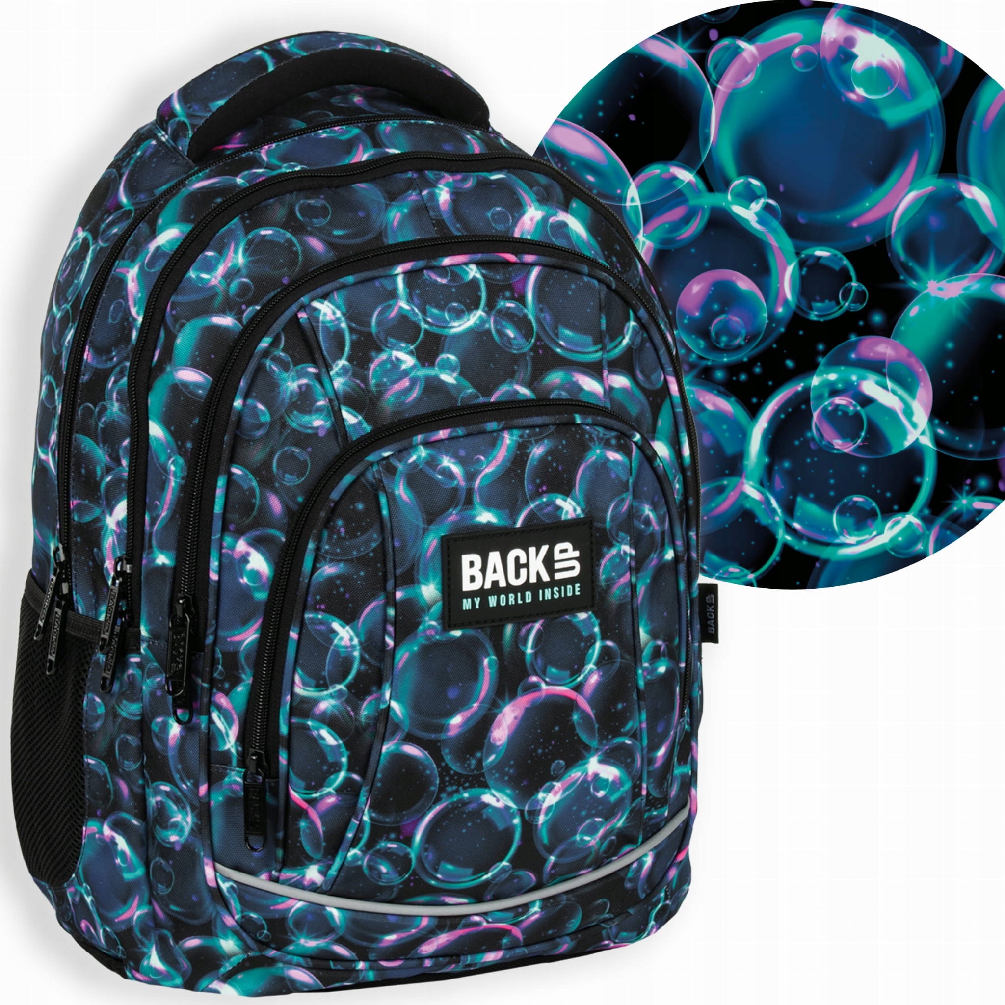BACKPACK BACKUP SCHOOL BUBBLE GIRL