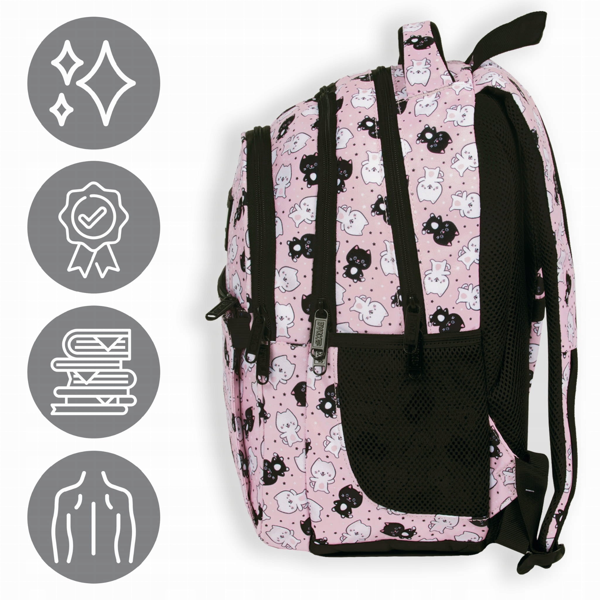 BACKPACK BACKUP SCHOOL CATS PINK GIRL EAN (GTIN) 5901130101108