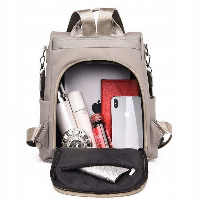 BACKPACK BAG BEIGE 2in1 Shoulder Light ROOMY Anti-burglary EAN (GTIN) 5904161095248