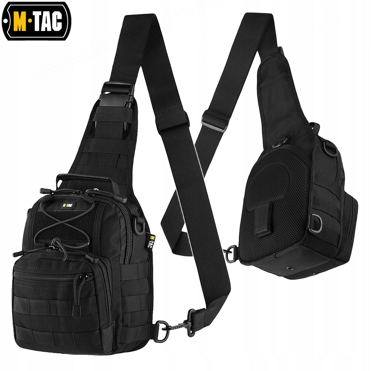 BACKPACK BAG ONE SHOULDER CITY PATROL M-TAC BLACK Brand M-Tac