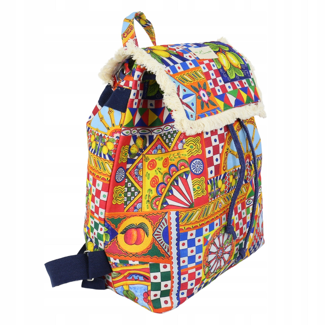 BACKPACK BOHO Lemons Italy 45x40cm Brand no brand