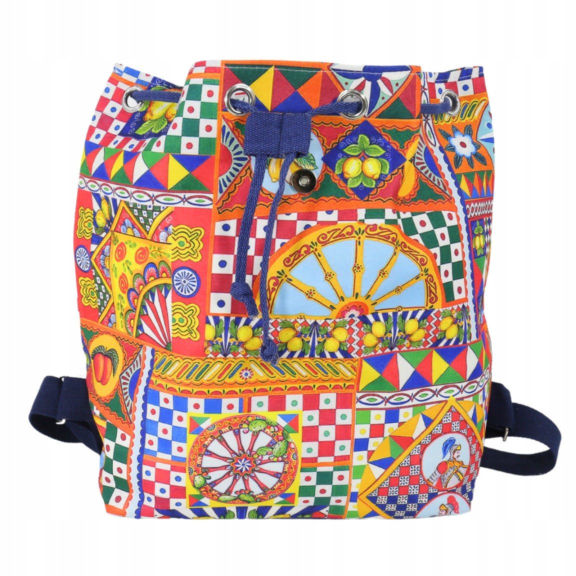 BACKPACK BOHO Lemons Italy 45x40cm Kind elegant