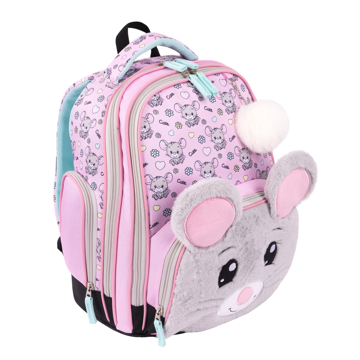 BACKPACK Bambino PREMIUM MOUSE satchel LIGHTWEIGHT for grades 1-3 Plush Mouse EAN (GTIN) 5903235663772