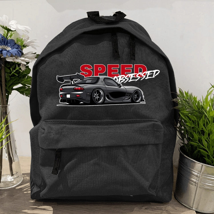 BACKPACK Black School OBSESSED SPEED For School Spacious Youth Fashionable Packaging status original