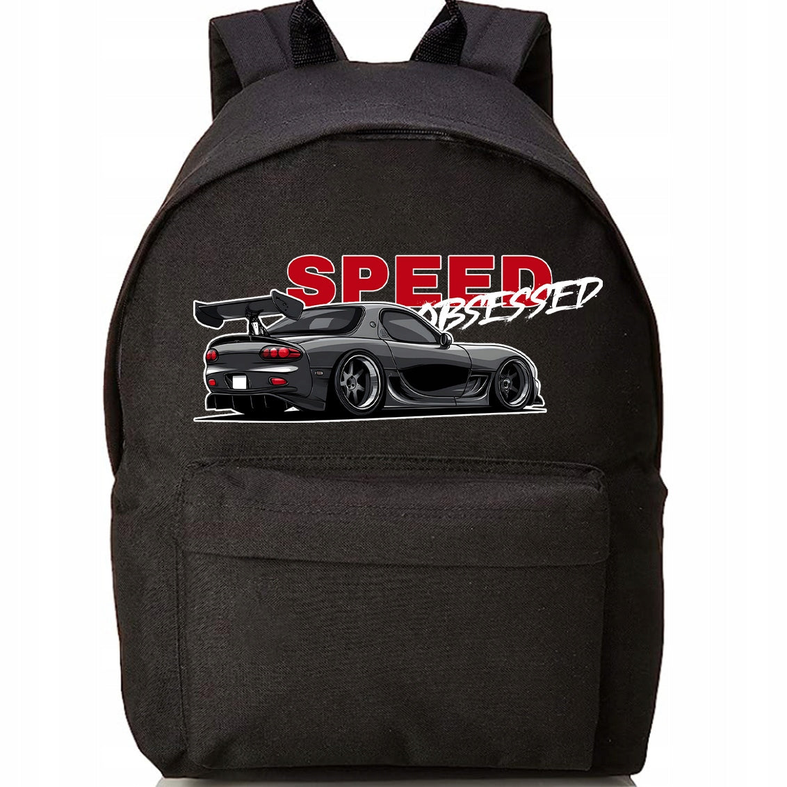 BACKPACK Black School OBSESSED SPEED For School Spacious Youth Fashionable