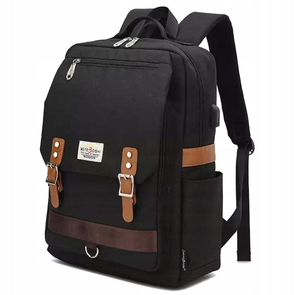 BACKPACK CAPACIOUS for laptop sports SCHOOL large city USB CABLE