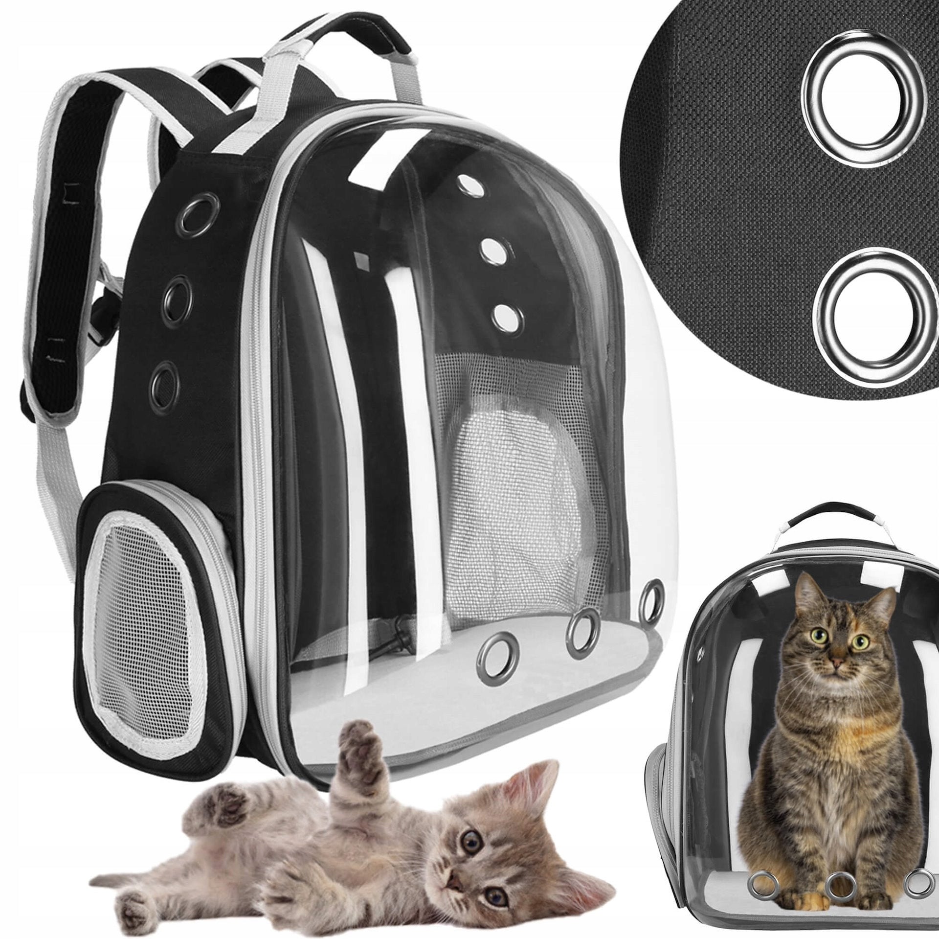 BACKPACK CAT CARRIER DOG ANIMALS BAG WITH VENTILATION HOLES Packaging status original
