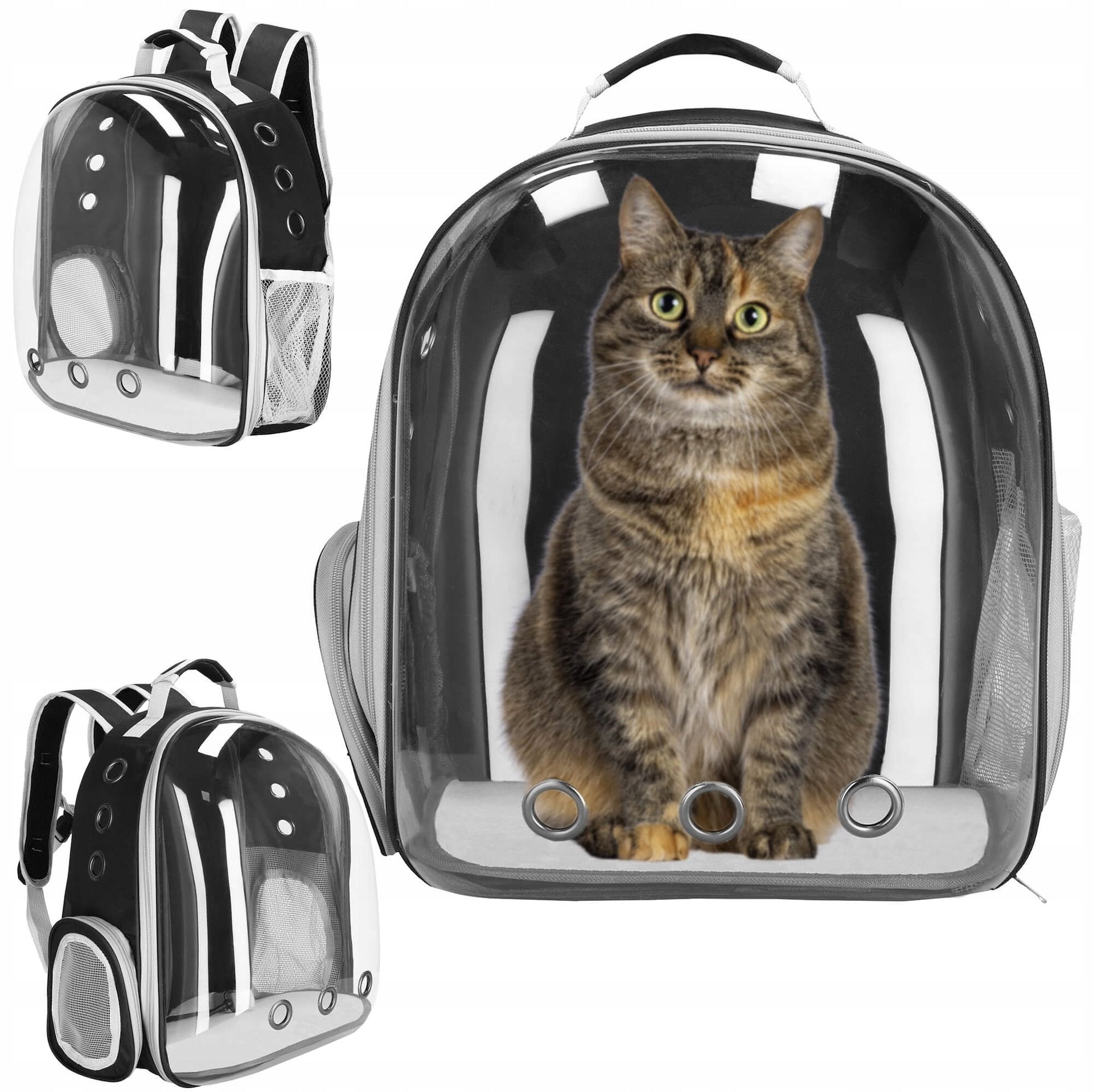 BACKPACK CAT CARRIER DOG ANIMALS BAG WITH VENTILATION HOLES