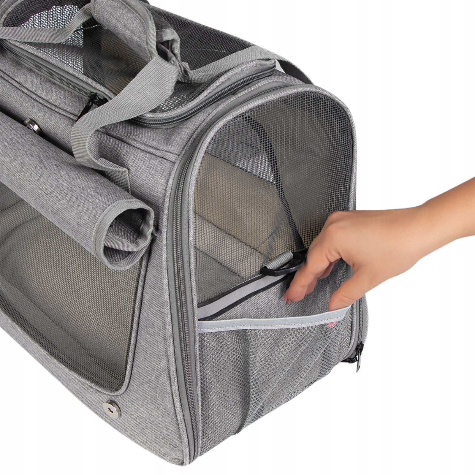 BACKPACK CAT CARRIER DOG BAG VENTILATED CONVENIENT TRAVEL Material synthetic material