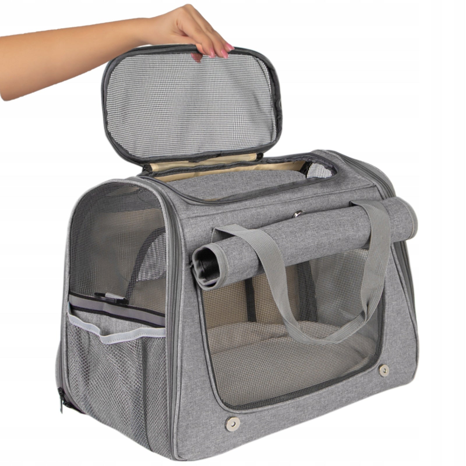 BACKPACK CAT CARRIER DOG BAG VENTILATED CONVENIENT TRAVEL Product depth 1 cm