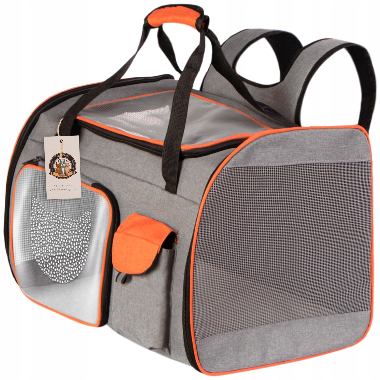 BACKPACK CAT DOG BAG RESISTANT COMFORTABLE STYLISH 2IN1 BREATHABLE LIGHTWEIGHT EAN (GTIN) 5905280165539