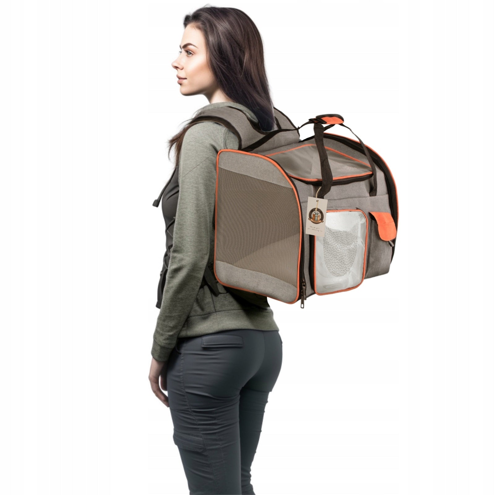 BACKPACK CAT DOG BAG RESISTANT COMFORTABLE STYLISH 2IN1 BREATHABLE LIGHTWEIGHT