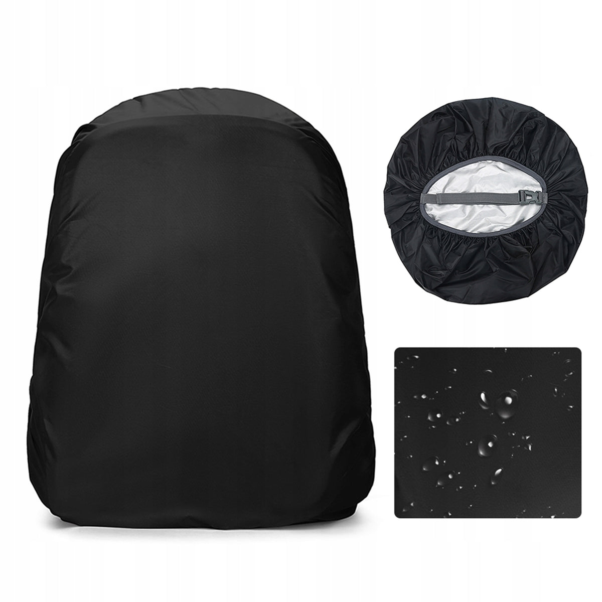 BACKPACK COVER WATERPROOF RAIN OUTDOOR TREKKING 30-40L