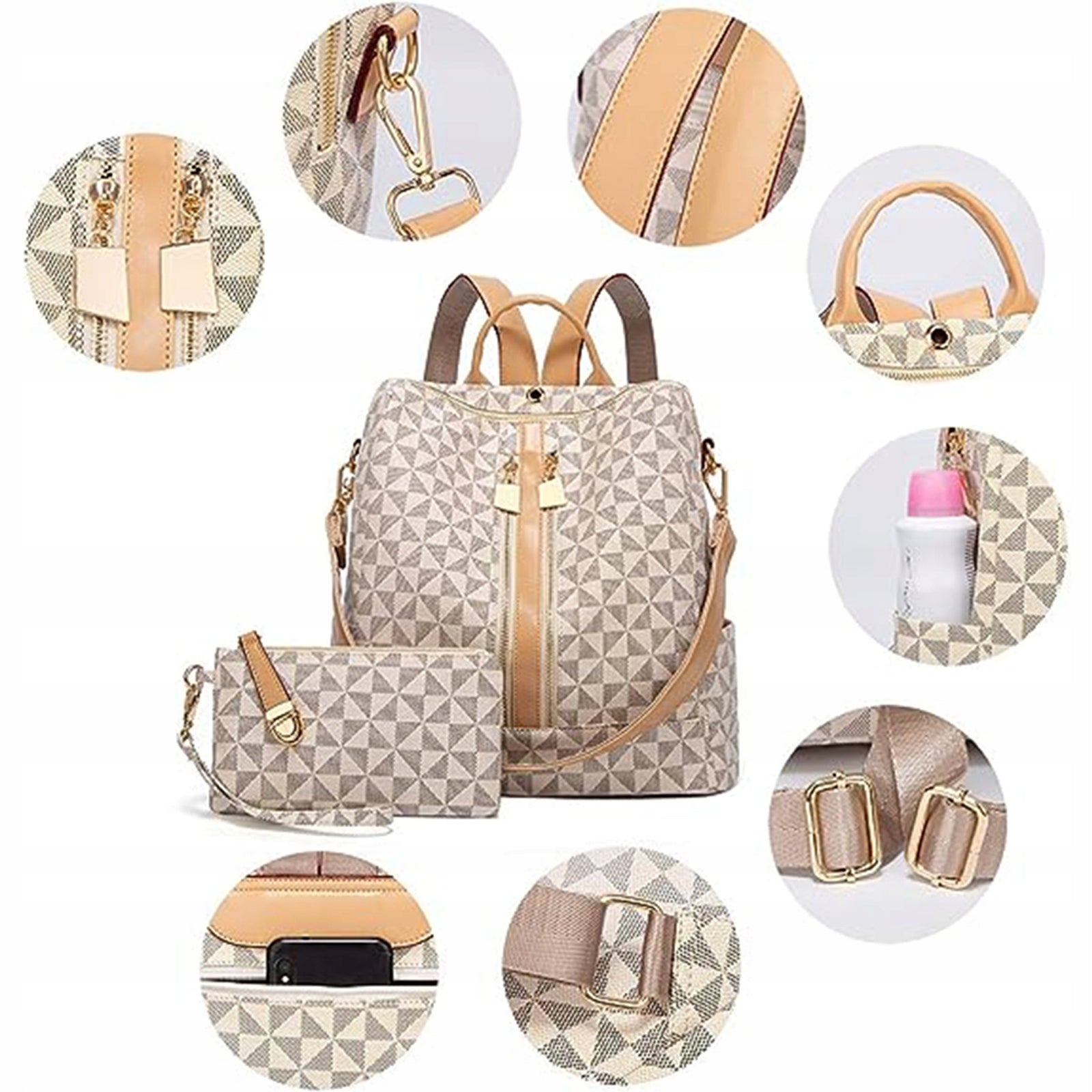 BACKPACK ELEGANT WOMEN'S ROOMY FASHIONABLE PRACTICAL 2IN1 SHOULDER BAG Manufacturer code 230817XF04