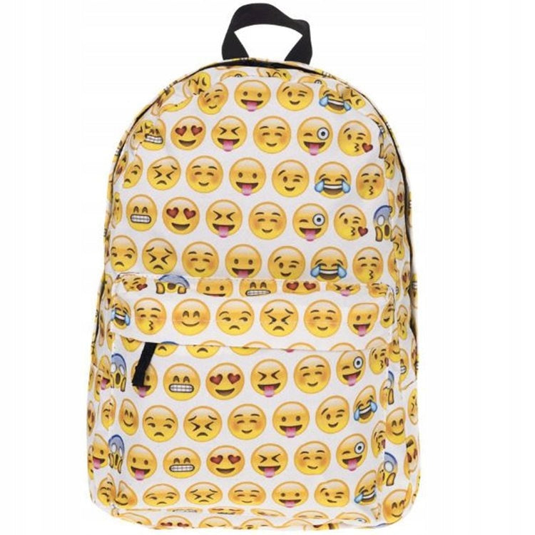 BACKPACK EMOTICONS WHITE PL26, , PL26., Brand no brand